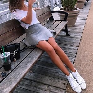 PrettyLittleThing Grey Skirt One Size